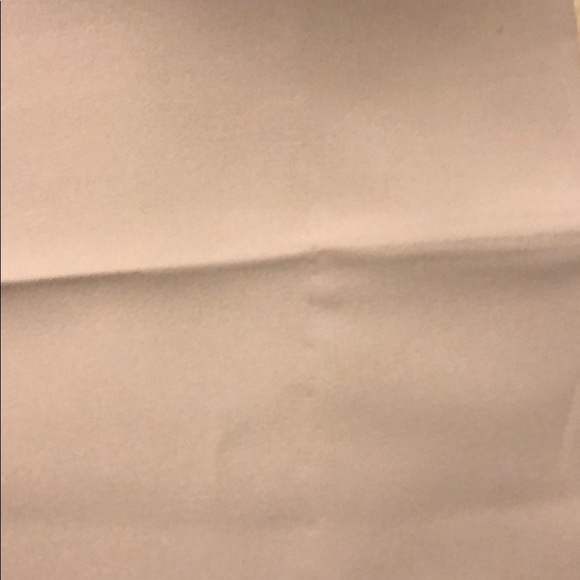 Brown leather waisted beige pants size 4 - Picture 7 of 8